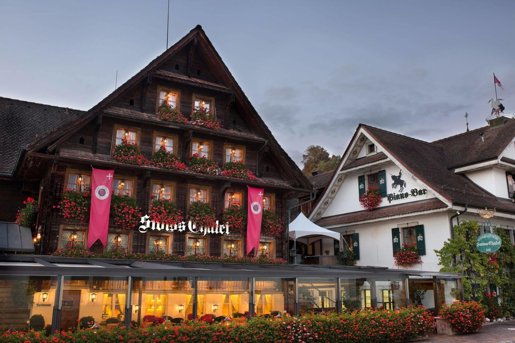 Swiss-Chalet Merlischachen - Historik Chalet-Hotel Lodge Küssnacht Zewnętrze zdjęcie